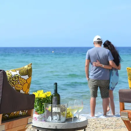 Byblos Mare-The Exclusive Beach Front Villa Skala Sotiros Exterior photo